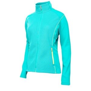 SPYDER WOMENS TURQUOISE ESSENTIAL JACKET SIZE SMALL